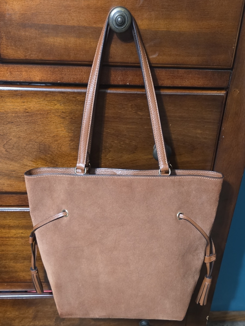 Coach Suede Andy Tote - Picture 4 of 6